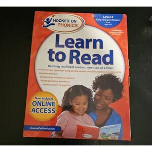 Hooked on Phonics Learn to Read Level 2 Pre-K, Ages 3-4 : Early Emergent Read...